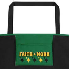 Load image into Gallery viewer, Faith + Work Beach Bag