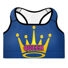 Load image into Gallery viewer, Queen Padded Sports Bra
