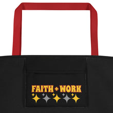 Load image into Gallery viewer, Faith + Work Beach Bag
