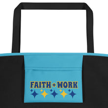 Load image into Gallery viewer, Faith + Work Beach Bag