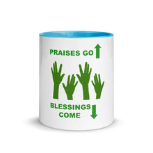 Load image into Gallery viewer, Praises Up Mug with Color Inside