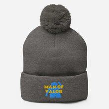 Load image into Gallery viewer, Man of Valor Pom-Pom Beanie