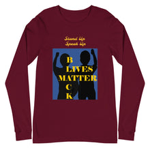 Cargar imagen en el visor de la galería, Black Lives Matter Unisex Long Sleeve Tee