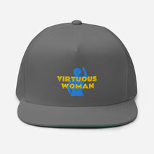 Cargar imagen en el visor de la galería, Virtuous Woman Flat Bill Cap
