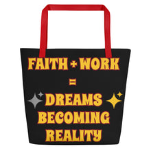 Load image into Gallery viewer, Faith + Work Beach Bag