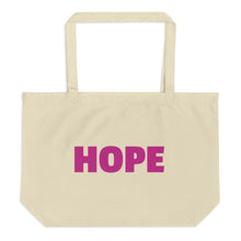 Cargar imagen en el visor de la galería, Hope Large organic tote bag