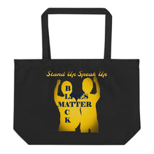 Load image into Gallery viewer, Black Lives Matter Large organic tote bag - Shannon Alicia LLC
