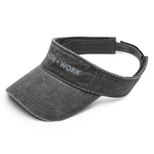 Load image into Gallery viewer, Faith + Work Denim visor