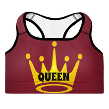 Load image into Gallery viewer, Queen Padded Sports Bra