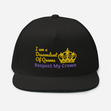 Load image into Gallery viewer, Queen Flat Bill Cap