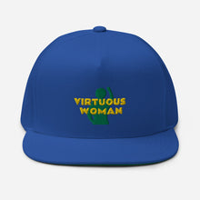 Cargar imagen en el visor de la galería, Virtuous Woman Flat Bill Cap