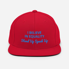 Load image into Gallery viewer, I Believe In Equality Snapback Hat