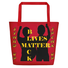 Load image into Gallery viewer, Black Lives Matter Beach Bag - Shannon Alicia LLC