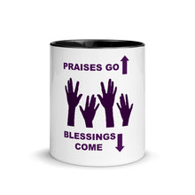 Load image into Gallery viewer, Praises Up Mug with Color Inside