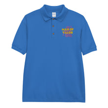 Cargar imagen en el visor de la galería, Man of Valor Embroidered Polo Shirt