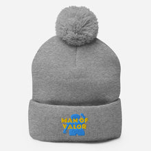 Load image into Gallery viewer, Man of Valor Pom-Pom Beanie