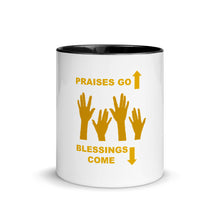 Load image into Gallery viewer, Praises Up Mug with Color Inside