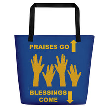 Load image into Gallery viewer, Praises Up Beach Bag