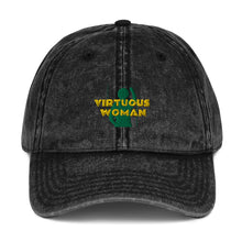 Load image into Gallery viewer, Virtuous Woman Vintage Cotton Twill Cap