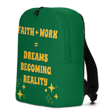 Load image into Gallery viewer, Faith + Work Minimalist Backpack
