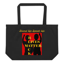 Load image into Gallery viewer, Black Lives Matter Large organic tote bag - Shannon Alicia LLC
