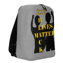 Load image into Gallery viewer, Black Lives Matter Minimalist Backpack