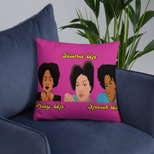 Load image into Gallery viewer, Pray Up-Stand Up-Speak Up Basic Pillow