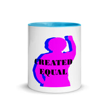 Cargar imagen en el visor de la galería, Created Equal Mug with Color Inside
