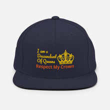 Load image into Gallery viewer, Queen Snapback Hat