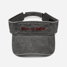 Load image into Gallery viewer, Man of Valor Denim visor