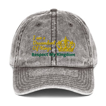 Load image into Gallery viewer, King Vintage Cotton Twill Cap