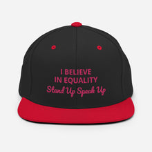 Load image into Gallery viewer, I Believe In Equality Snapback Hat