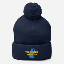 Load image into Gallery viewer, Virtuous Woman Pom-Pom Beanie