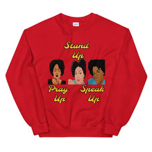 Load image into Gallery viewer, Pray Up-Stand Up-Speak Up Unisex Sweatshirt - Shannon Alicia LLC