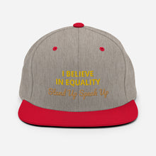 Load image into Gallery viewer, I Believe In Equality Snapback Hat