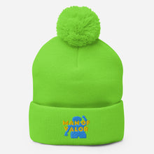 Load image into Gallery viewer, Man of Valor Pom-Pom Beanie