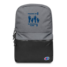 Cargar imagen en el visor de la galería, Praises Up Embroidered Champion Backpack