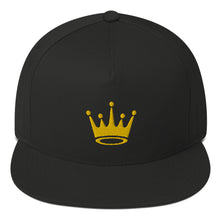 Load image into Gallery viewer, Crown Flat Bill Cap