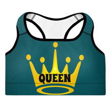Load image into Gallery viewer, Queen Padded Sports Bra