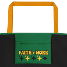 Load image into Gallery viewer, Faith + Work Beach Bag