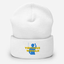 Cargar imagen en el visor de la galería, Virtuous Woman Cuffed Beanie