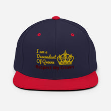 Load image into Gallery viewer, Queen Snapback Hat