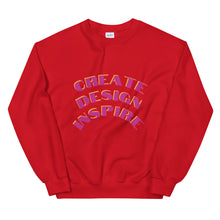 Cargar imagen en el visor de la galería, Create Design Inspire Unisex Sweatshirt