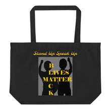 Load image into Gallery viewer, Black Lives Matter Large organic tote bag - Shannon Alicia LLC