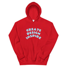 Cargar imagen en el visor de la galería, Create Design Inspire Unisex Hoodie