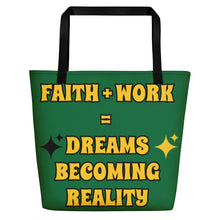 Load image into Gallery viewer, Faith + Work Beach Bag