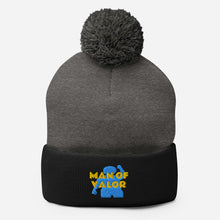 Load image into Gallery viewer, Man of Valor Pom-Pom Beanie