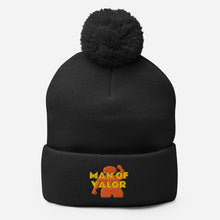 Load image into Gallery viewer, Man of Valor Pom-Pom Beanie