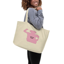 Load image into Gallery viewer, Virtuous Woman Large organic tote bag