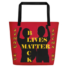 Load image into Gallery viewer, Black Lives Matter Beach Bag - Shannon Alicia LLC